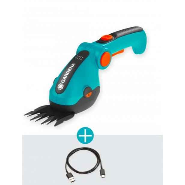 Gardena - 3,6V AKU nůžky na trávu ComfortCut Li, integrovaná baterie, nabíječka 9887-20