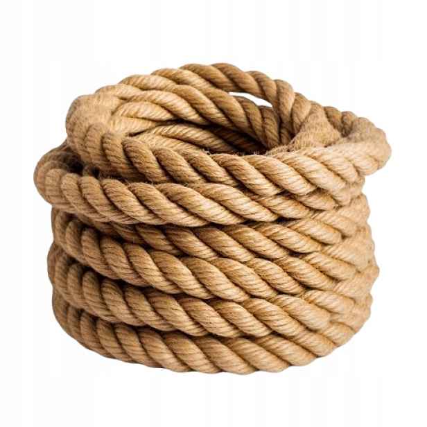 Jutová šňůra přírodní šňůra juta 18 mm 50 m