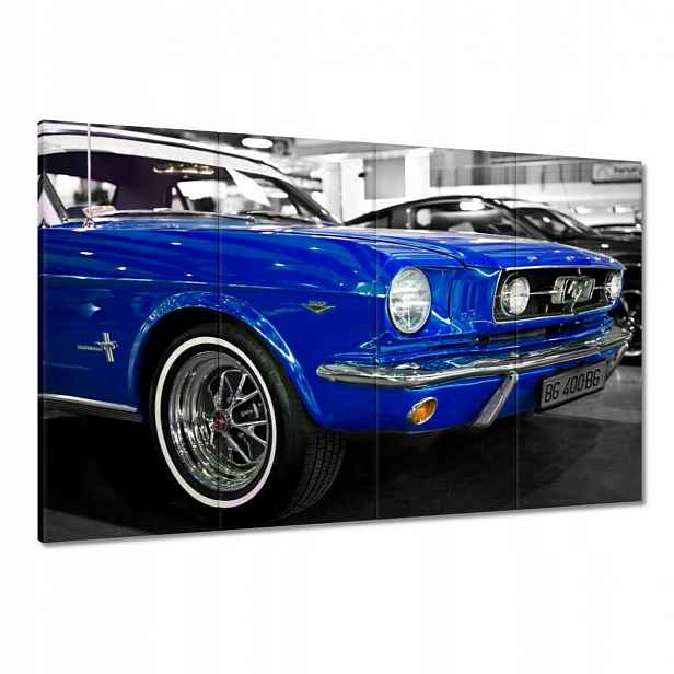 Obrazy 120x80 Modrý Ford Mustang