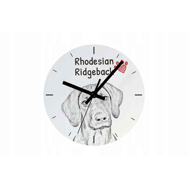 Rhodéský ridgeback, závěsné a stojící hodiny se psem, personalizace fotografií
