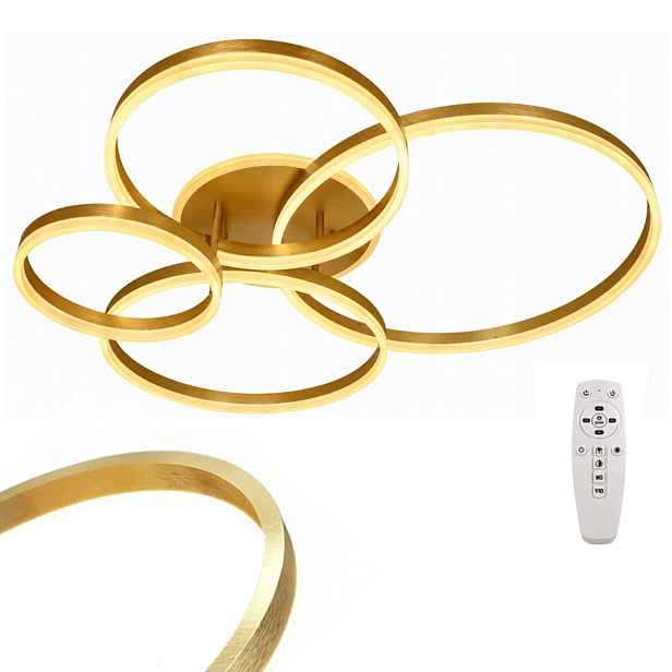 stropní svítidlo Led zlatá stropní svítidlo ring