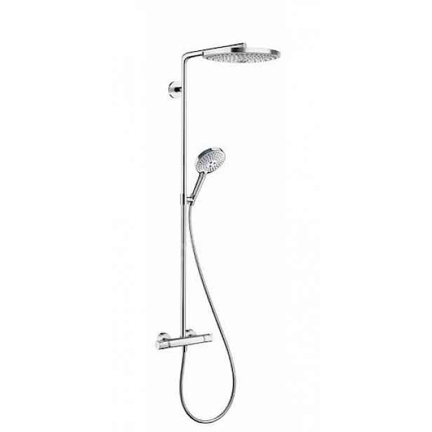 Sprchový systém Hansgrohe Raindance Select S na stěnu s termostatickou baterií chrom 27133000