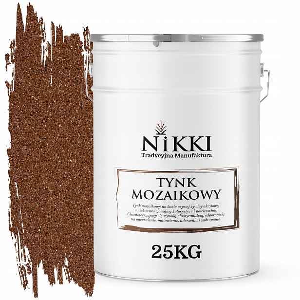 Mozaiková Pryskyřičná Omítka 25 Kg Vnitřní Vnější Hnědá M93 Ozdobná