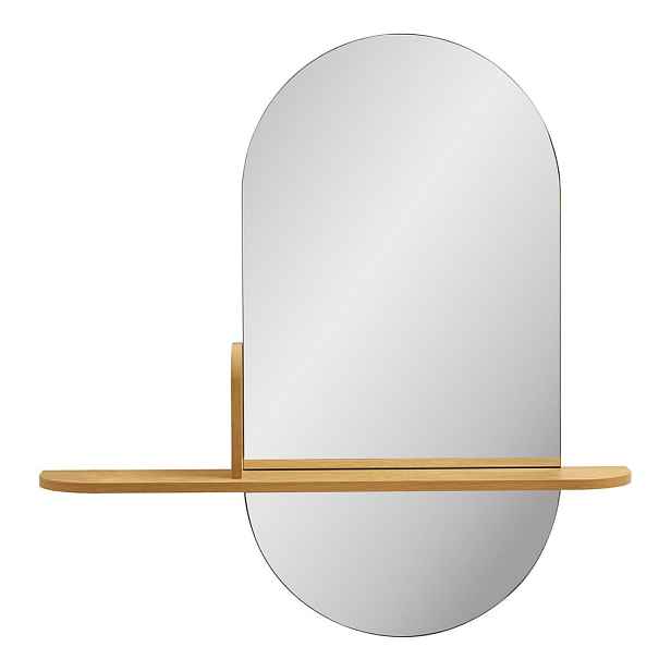 Nástěnné zrcadlo s poličkou  92x94,5 cm Barco – House Nordic