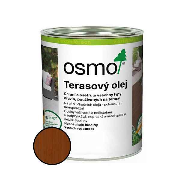 Olej terasový Osmo 016 bangkirai tmavý 2,5 l