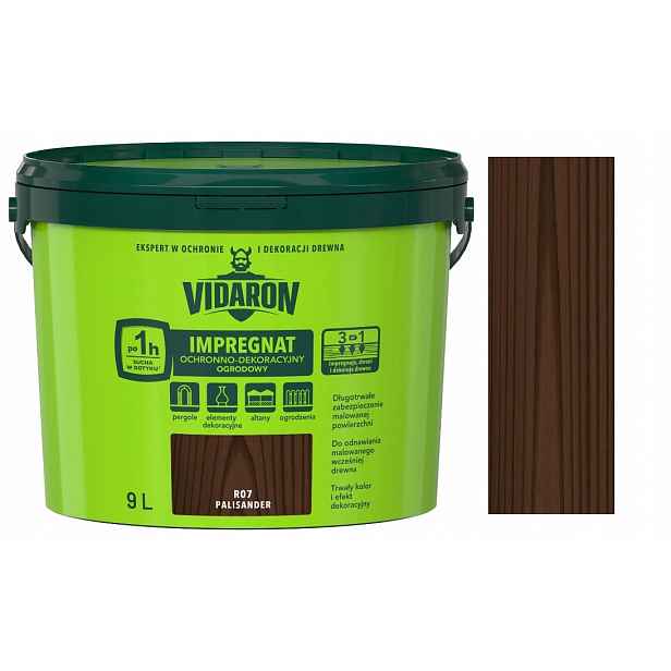 Vidaron Zahradní Impregnace 9 L R07 Palisandr
