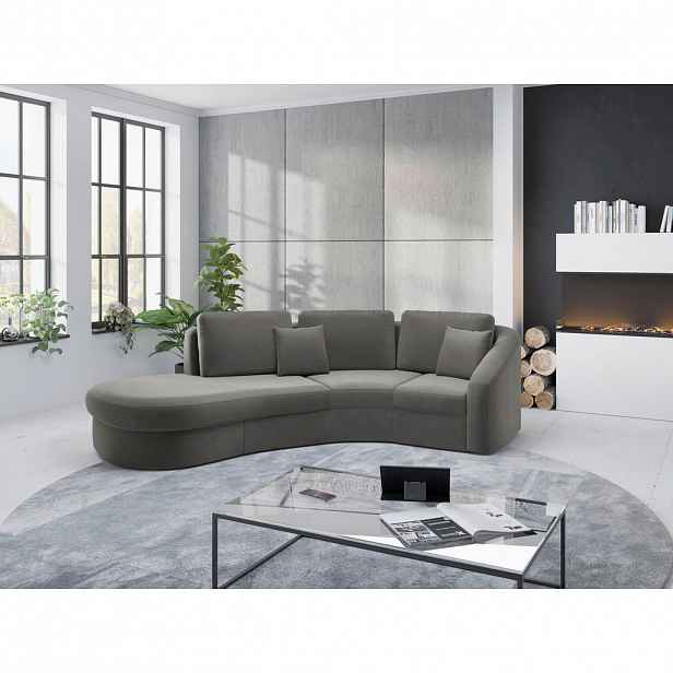 Sit & More ROHOVÁ SEDAČKA, textil, šedá