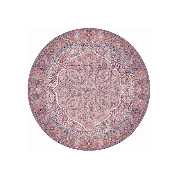 Conceptum Hypnose Kulatý koberec Blues Chenille 230 cm červený