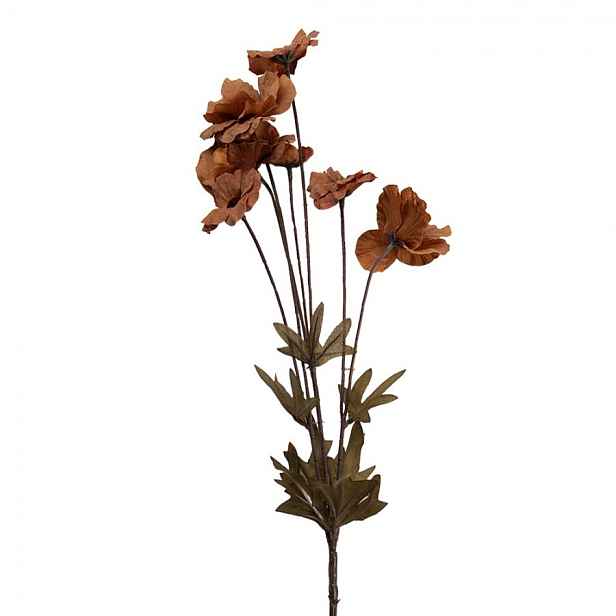 Elegantní umělá květina v zemitých měděných tónech - 6*8*80 cm Clayre & Eef