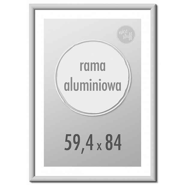 Rámeček Na Fotografie Stříbrný Hliníkový Rám 59,4x84