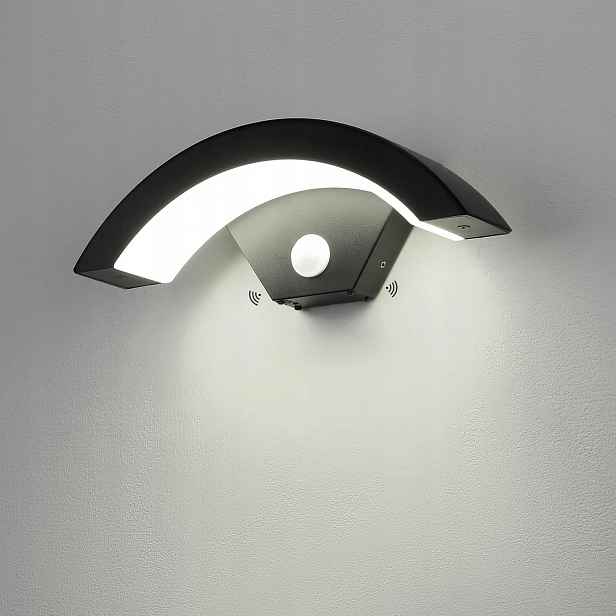 Venkovní nástěnné svítidlo Led zahradní fasádní lampa IP65Snímač pohybu 18W