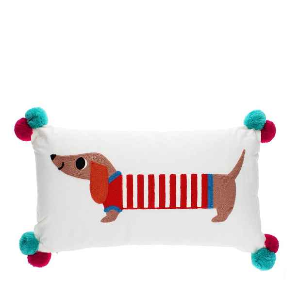 Dětský polštářek s příměsí bavlny 50x33 cm Sausage Dog – Rex London
