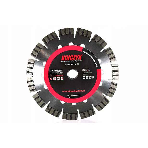 Diamantový kotouč pro řezání betonu Turbo-C 15-1033 Kinczyk
