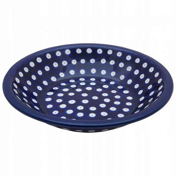 Hluboký talíř Miska 21 cm Umělecká keramika Bolesławiec dek0070A Kropki
