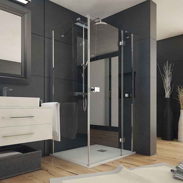 Sprchový kout obdélníkový SMART R13 100x80 cm