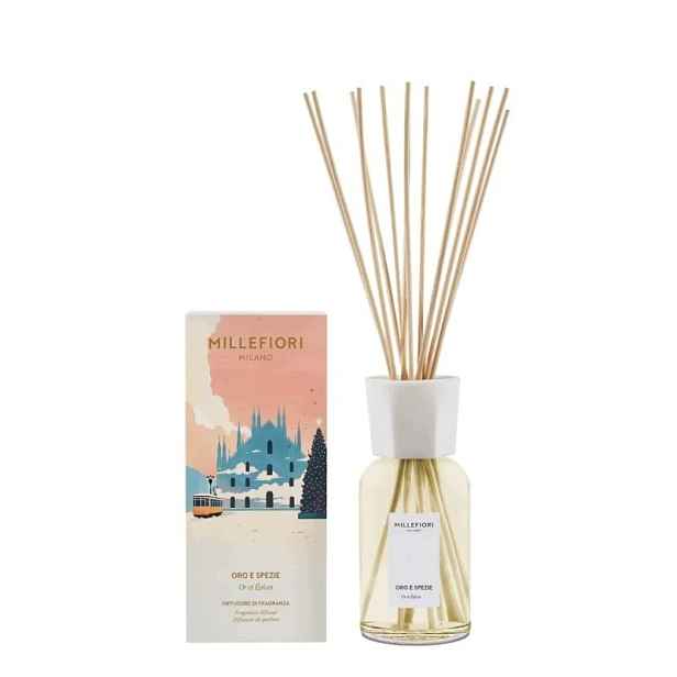 Vánoční sada tyčinek 250 ml Oro e Spezie Millefiori Milano