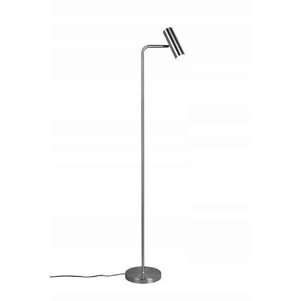 Stojací lampa minimalistická stříbrná Trio