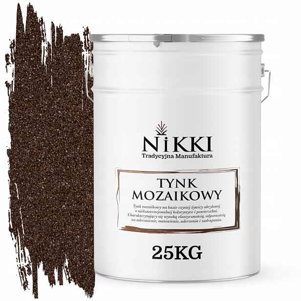 Mozaiková Pryskyřičná Omítka 25 Kg Vnitřní Vnější Barva Hnědá Tmavá M95