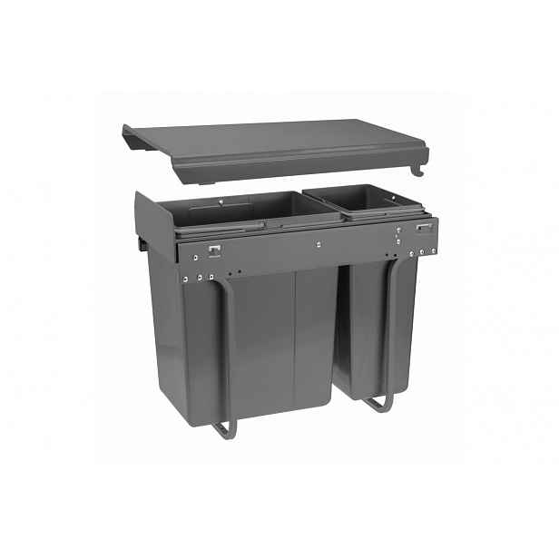 Nádoba Gtv Practi Eco vodicí H45 300 10L+20L antracit PB-45-002010-60A
