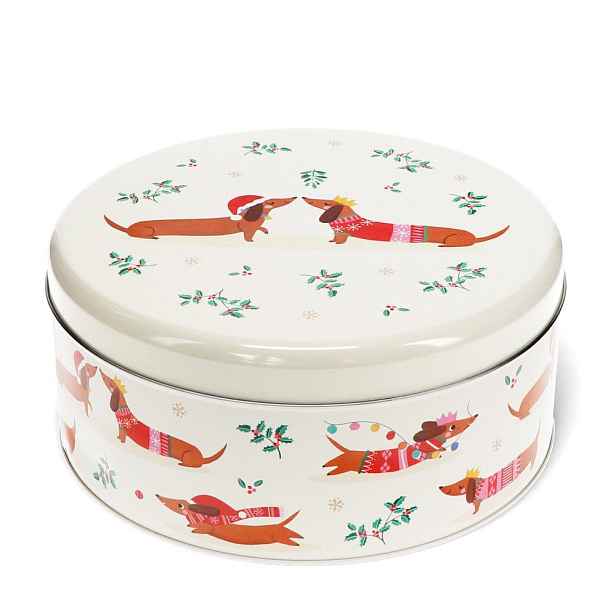 Potravinová krabička Festive Sausage Dog – Rex London