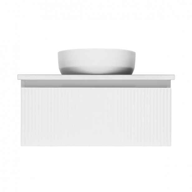 Koupelnová skříňka s krycí deskou SAT Evolution 78x30x44,8 cm bílá mat SATEVO80WMD