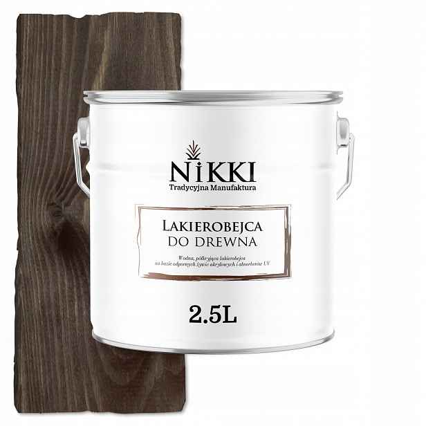 Lakovač Na Dřevo 3V1 Extra Lazura Palisandr Polomatný 2.5L Ochranný Uv