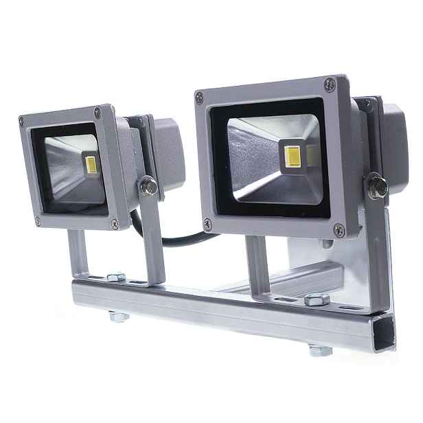 Led zářič 2x10W halogenové svítidlo s držákem
