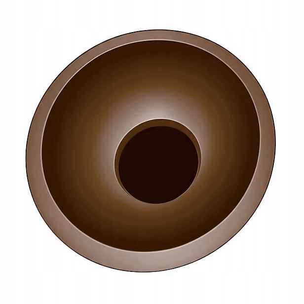 Light Prestige Stropní Svítidlo Kulatý Ø60 cm Kávový 18W Moderní Coco