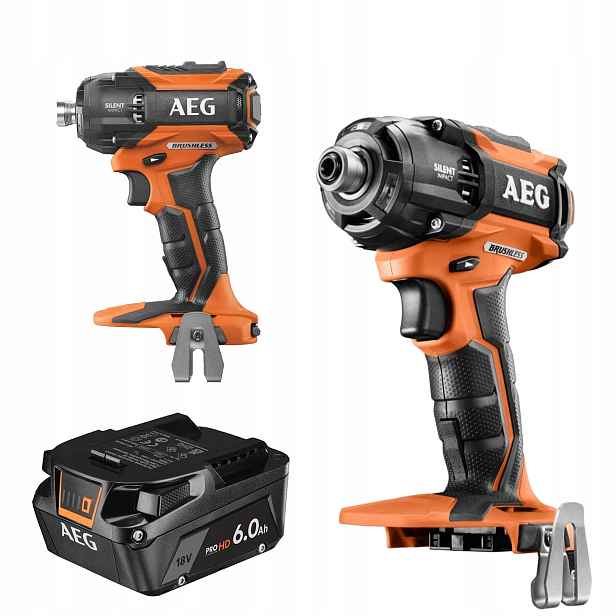18V rázový utahovák Aeg Bezkartáčový Akumulátor Lithium-iontový 6.0Ah 18V