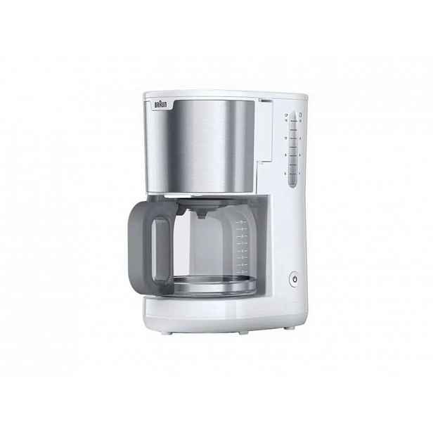 Braun - Kávovar na překapávanou kávu KF 1500 WH PurShine, bílá 8021098001887