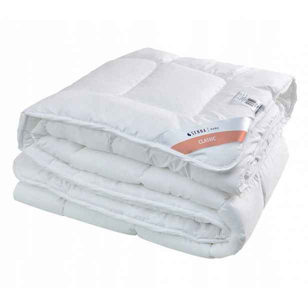 Antialergická přikrývka Classic Senna Home 155x200 celoroční bílá