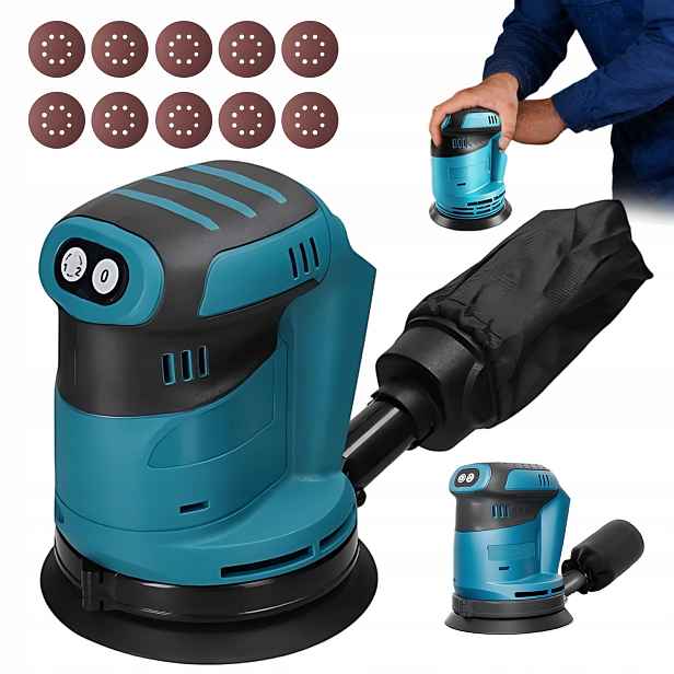Excentrická Oscilační Bruska S Elektrickou Regulací 300W 10 Kotoučů