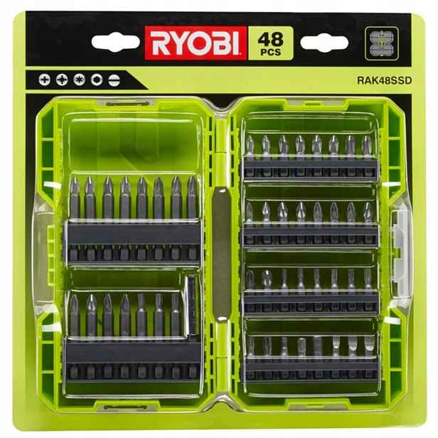 Sada bitů Ryobi 25 a 50 mm 48 dílů 1 Ks.