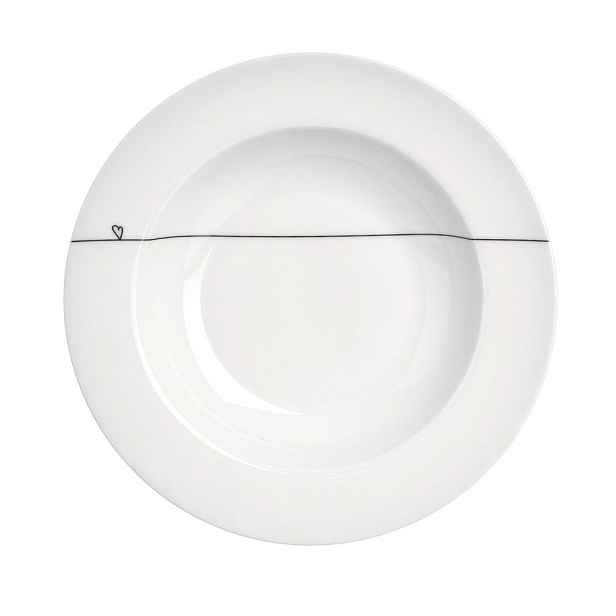 Hluboký talíř SRDÍČKA pr. 22 cm