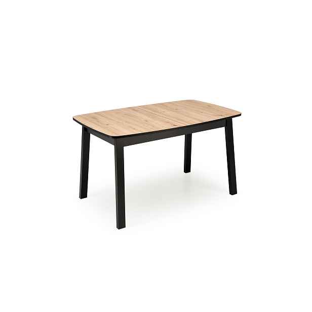 HALMAR Rozkládací jídelní stůl Barril 130/170 cm dub artisan/černý