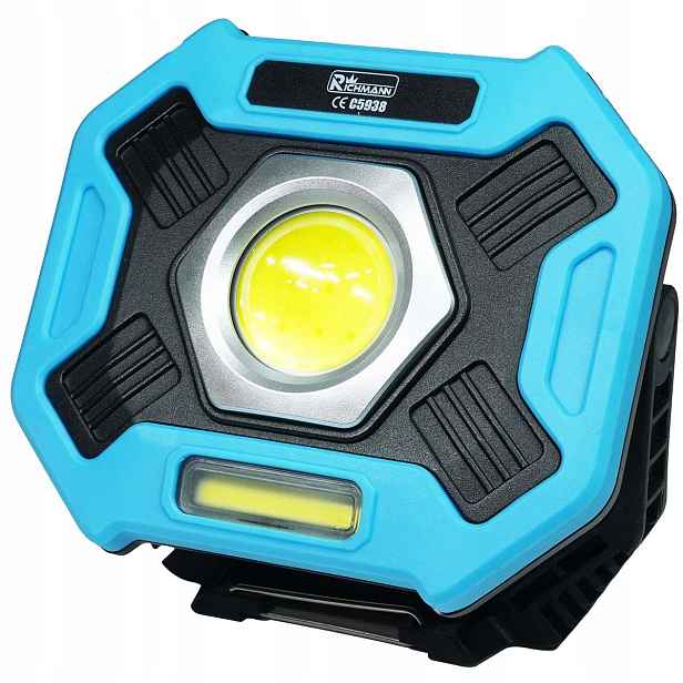 Akumulátorová Halogenová Lampa 20W Led, 2200 LM Richmann C5938