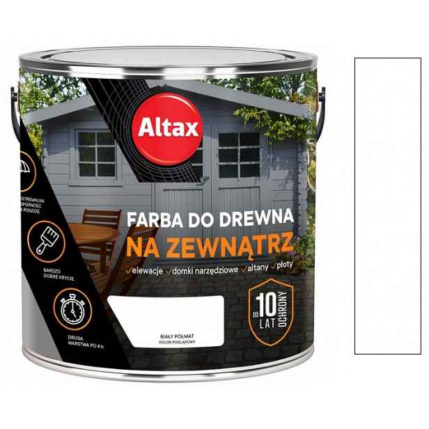 Altax Barva 2,5L Bílá Polomatná