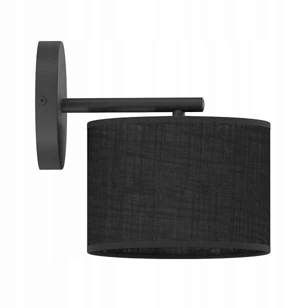 Emibig Eco nástěnné svítidlo černé 1xE27 15W moderní kovové