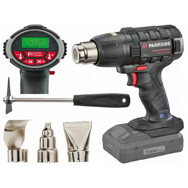 Horkovzdušná Pistole 20 V Parkside Performance Pphlga 20-Li A2 50-500°C