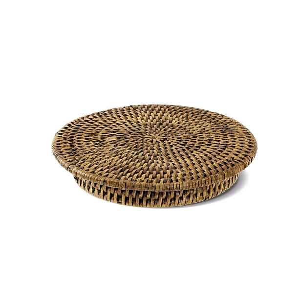 Sambonet Ratanový podnos na koláč, kolekce Radici, Ø 24,5 cm, medově hnědá 58230-24