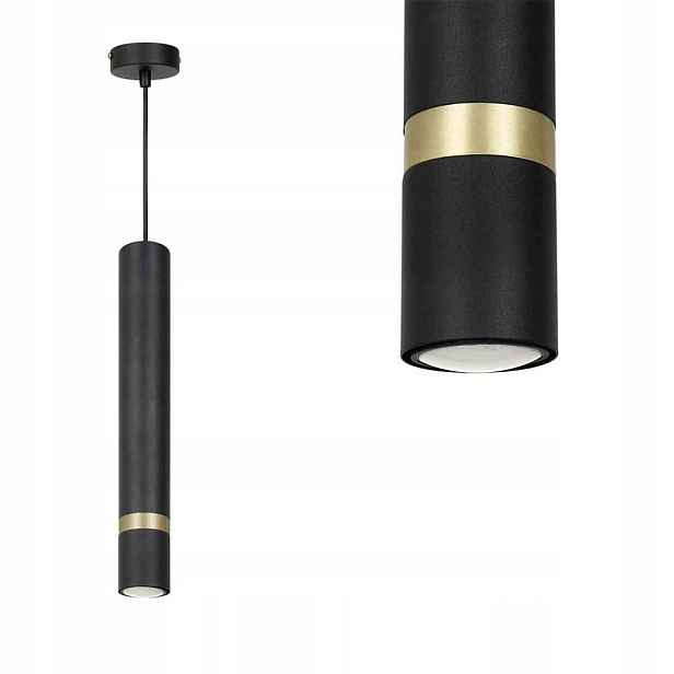 Závěsná lampa trubka zlaté prvky Joker Satin 1xGU10 MLP9667 Milagro