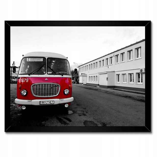Plakáty v rámu 40x30 Červený Jelcz Okurka