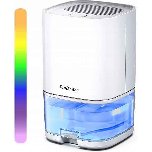 Elektrický Odvlhčovač Vzduchu 1000ML Led Displej Tichý Chod Do Ložnice