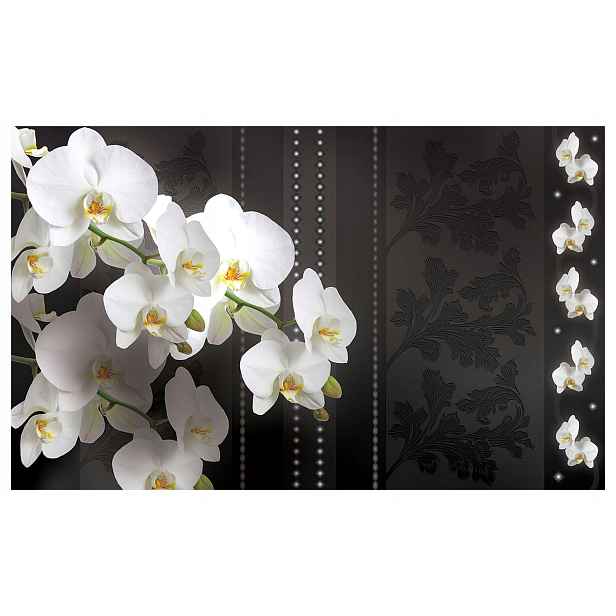 Fototapeta Bílé orchideje elegance a příroda u vás doma 200x140 lepidlo