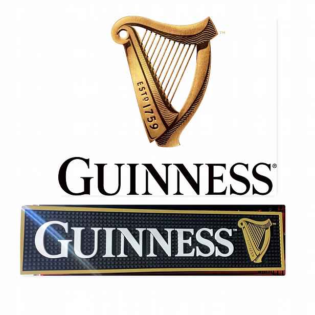 Guinness Harp barová podložka Pvc 50x12 cm Harfa A10