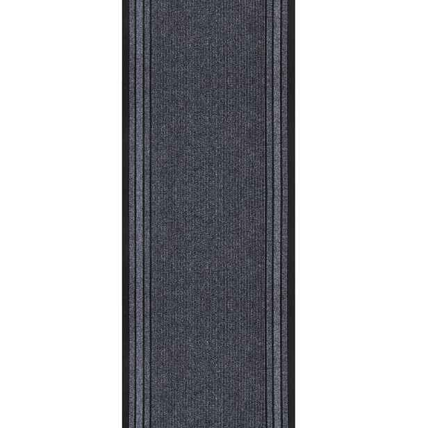 Protiskluzový běhoun na míru Rekord 802 šedá, šíře 100 cm, šedá, chodba / předsíň, Spoltex