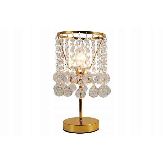 Reality Zlatá stolní lampa 33 cm London Crystal 1xE14 40W IP20