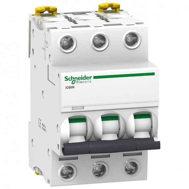 Schneider Electric nadproudový vypínač Acti9 iC60N 3P 10A D A9F75310