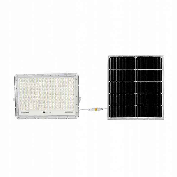 V-tac Solární Led zářič 30W dálkový ovladač auto časovač IP65 VT-240W-W 6400K