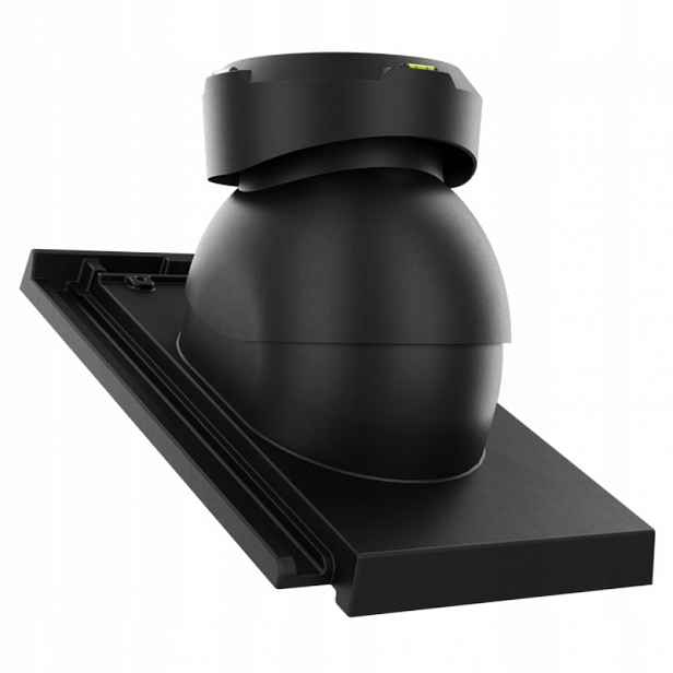 Krbový kanalizační ventilátor fi110 Roben Bergamo Černý